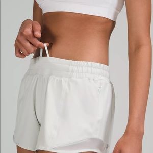 White Lululemon Athletica shorts